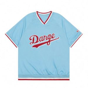 Maillot de baseball pour homme, broderie logo, grande taille, respirant, anti-humidité, séchage rapide, spandex/polyester, couleur personnalisée - Product Image 3