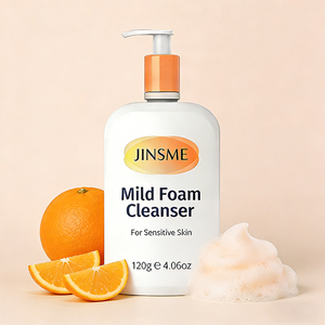 Nettoyant visage crème doux en marque propre 120g avec vitamine B5 vitamine E apaisant hydratant peau sensible service OEM ODM - Product Image 2