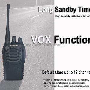 Walkie-Talkie Baofeng Bf 888s, Fujian128, Baofeng 3W, Baofeng S888, UHF Portátil, 1500 mAh, Bf888s 3W, Negro, 16 Canales, Radio Fujian - Product Image 4