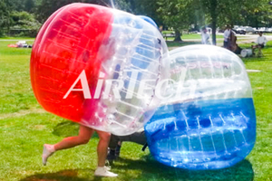 Comercial grueso PVC TPU pelota inflable juego cuerpo parachoques bola tamaño humano burbuja bola para diversión al aire libre - Product Image 5
