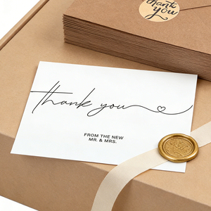 Tarjeta de Felicitación de Cartón Corrugado con Impresión Digital Personalizada y Estampado <span class=keywords><strong>en</strong></span> Caliente, Tarjeta de Invitación para Eventos Personalizada - Product Image 2