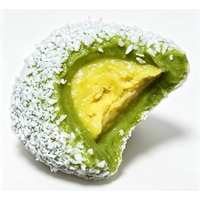 Nouvel Arrivage Daifuku Mochi Glacé, Doux et Soyeux, Fourré à la Crème de Riz Gluant et au Durian, Vente en Gros, OEM, Marque Privée