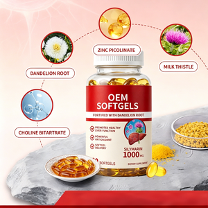 OEM ODM Chardon-Marie 1000mg avec Racine de Pissenlit Gélules Souples Certifiées GMP Halal 120 Comprimés - Product Image 4