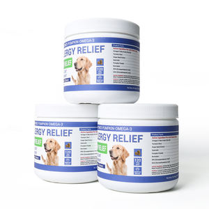 Жевательные таблетки с рыбьим жиром для собак и кошек: антиаллергенные, от зуда, для здоровья кожи и шерсти, с питательными добавками, облегчают проблему от блох - Product Image 6