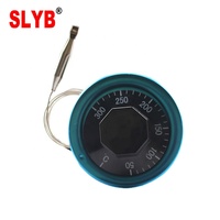 Thermostat capillaire en fer pour incubateur d'œufs, panneau de commande, chauffe-eau à gaz, four, bouton de commande, thermostat capillaire en plastique SLYB Commercial 220V Sûr WHD-300B