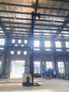 Carretilla elevadora de plataforma de camión de doble tijera de 2000 Kg y <span class=keywords><strong>2</strong></span> toneladas con carretilla elevadora de alcance eléctrica USA Curtis 7m - Product Image 6