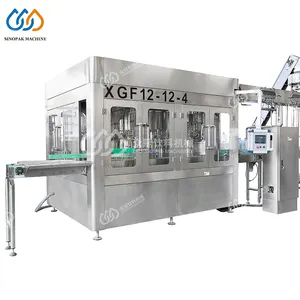 SinoPak 3L 5L 10L big Plastic PET bottle canister container pure drinking water filling labeling packing machine production Line