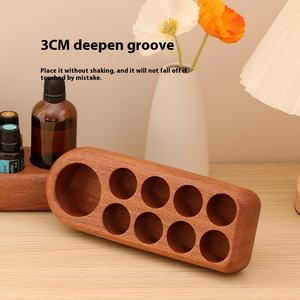 Soporte de exhibición de escritorio de madera maciza Dotteri para aceites esenciales, soporte de botella de cosméticos con acabado de sándalo de ébano para aceite de <span class=keywords><strong>coco</strong></span> - Product Image 4
