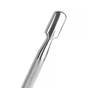 Pousse-cuticules double extrémité en acier inoxydable réutilisable, éliminateur de peaux mortes, outil de manucure et pédicure pour le soin des ongles - Product Image 1