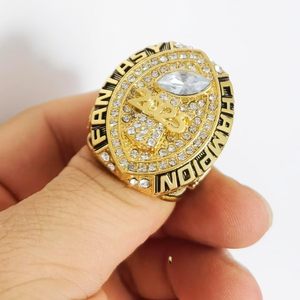 Guancrown Classic Anniversary Fantasy Football Championship Ring Premio Trofeo Ganador deportivo FFL Champion Aleación natural - Product Image 4