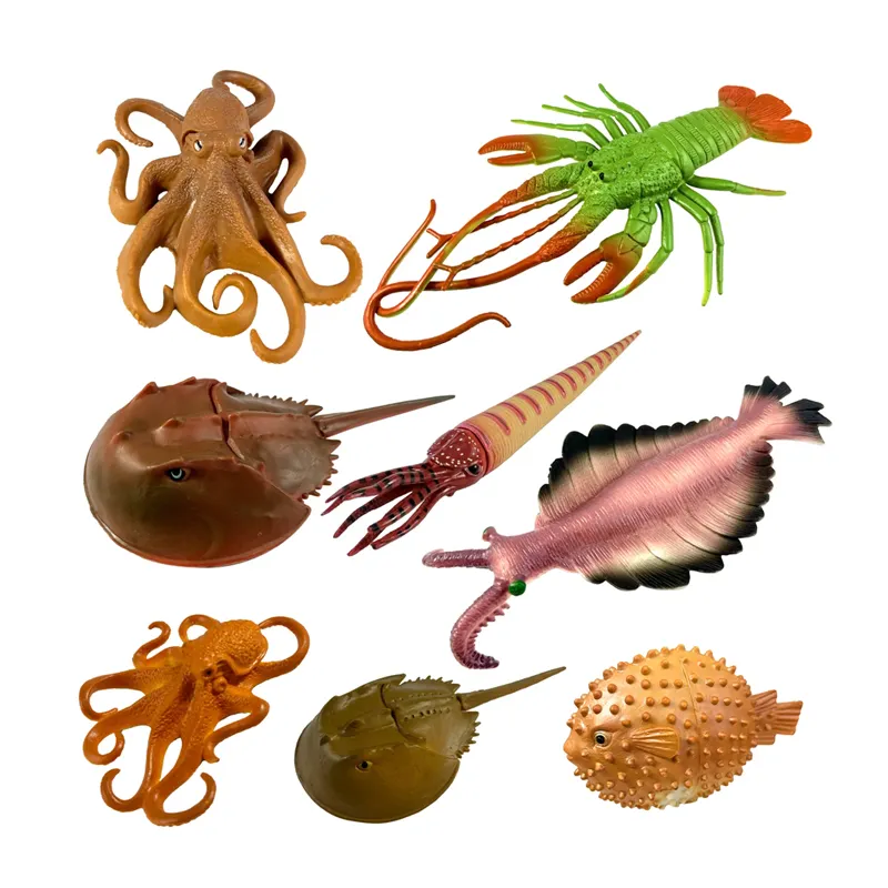 9 peças animais do mar brinquedo, animais do mar, figuras, brinquedos, plástico, oceano mundial, animal para crianças