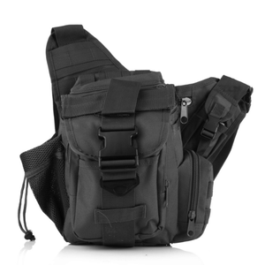 Bolsa de Mensajero Táctica Impermeable para Exteriores DFSB01-1 con Bolsillo para Botella, Material Superior de Gamuza para Sillín de Bicicleta y Cámara - Product Image 3