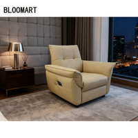 Moderner Single Recliner Sofas tuhl Ausziehbare Funktion Power Kunstleder für Wohnzimmer möbel