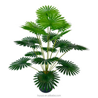 Palmier Areca artificiel/Palmier en pot 65-90cm, feuilles vertes luxuriantes, tronc en plastique recyclable, décoration tropicale pour hôtel et maison