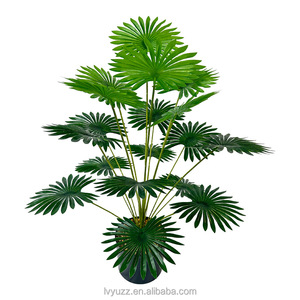 Palma Areca Artificiale/Palma a Ventaglio in Vaso 65-90cm, Foglie Verdi Folte, Tronco in Plastica Riciclabile, Decorazione Tropicale per Hotel e Casa - Product Image 6