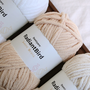 Giá nhà máy Đậu ngọt 100G/5Mm làm khăn quàng cổ, chăn, sợi <span class=keywords><strong>polyester</strong></span> dày - Product Image 6