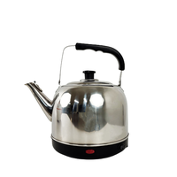 Bouilloire Électrique Sans Fil en Acier Inoxydable 1500W 220V avec Sifflet, Télécommande et Protection Anti-Ébullition à Sec, Appareil de Cuisine Domestique (ODM)