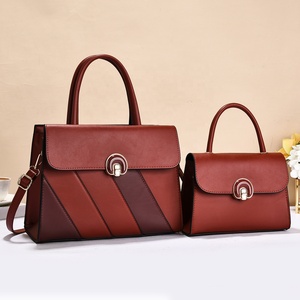Bolso Bandolera de Piel Sintética de Diseño, Bolso de Hombro de Alta Gama y Gran Capacidad, Juego de 2 Bolsos para Mujer, Bolsos Clásicos Tipo Satchel para Mujer - Product Image 2