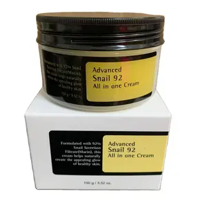 Advanced Snail 92 All In One Cream 100ml Facial Anti-aging Care Moisturizing Anti Wrinkle Skin Korean Cosmetics Skin Care