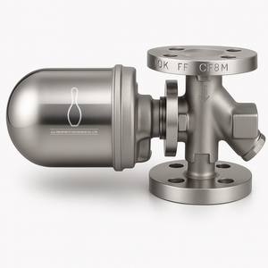 Trampa de Vapor Universal de Acero Inoxidable SS316L Serie BF71 FTS con Conector Flangeado, Flotador de Bola y Termostática - Product Image 4