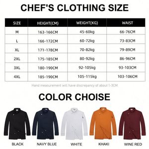 Chaqueta de Chef Alemana, Uniformes Profesionales para Restaurante Industrial, Tela para Ropa de Trabajo, Uniforme Personalizado para Camarero, Chaqueta de Chef - Product Image 3