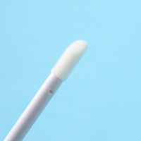 Tube de brillant à lèvres personnalisé OEM, contenant cosmétique vide en forme de pilule avec capuchon chromé et applicateur Doe-Foot