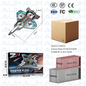 Meilleur cadeau d'anniversaire : <span class=keywords><strong>Avion</strong></span> <span class=keywords><strong>télécommandé</strong></span> Aijh RC Glider avec lumière, <span class=keywords><strong>avion</strong></span> de voltige en mousse EPP 2.4G pour garçons et enfants - Product Image 6