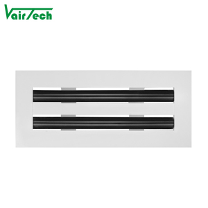 Hvac tuyến tính khe cắm khuếch tán <span class=keywords><strong>12</strong></span> <span class=keywords><strong>inch</strong></span> 2 khe cắm trong kho đăng ký không khí có thể điều chỉnh Trần khuếch tán không khí - Product Image 1