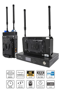 Système de transmission sans fil 4K HDR de niveau diffusion qui peut pénétrer les murs et les bâtiments sans crainte d'obstruction - Product Image 5