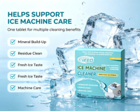 Solution d'entretien essentielle pour un résultat professionnel, glace cristalline et pure, nettoyant pour machine à glaçons