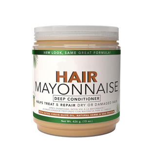 Crème revitalisante profonde bio végane sans silicone pour cheveux abîmés, hydratante et fortifiante, formule 2-en-1, protection de la couleur - Product Image 3