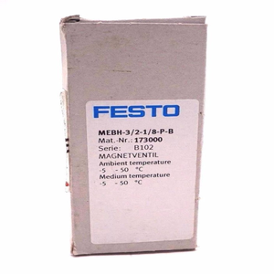 Nuova Valvola Solenoide Originale PLC MEBH-<span class=keywords><strong>3</strong></span>/2-1/8-<span class=keywords><strong>P</strong></span>-B 173000 MEBH3218PB Prodotto per Automazione Industriale*Ottimo Prezzo - Product Image 1