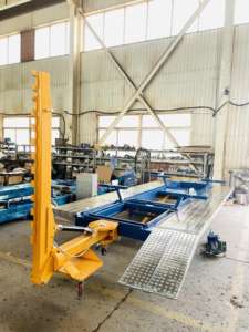 Système de réparation de carrosserie automobile en acier inoxydable réglable, correcteur de châssis universel avec hauteur de banc de 1400 mm, longueur de table de travail de 5800 mm - Product Image 5