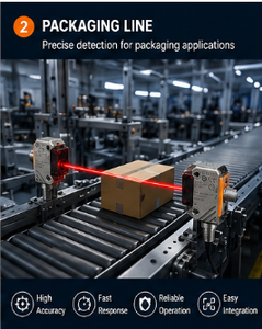 เซ็นเซอร์ตรวจจับวัตถุอุตสาหกรรม IFM แบบลำแสง OGE282 สำหรับระบบอัตโนมัติ - Product Image 4