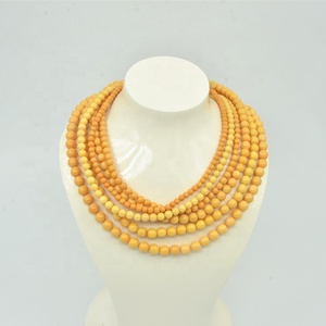 AIta piedra Natural 8mm Jade espiritual Birmania amarillo Jadeíta 108 Mala cuentas redondas de oración pulsera religiosa collares - Product Image 5