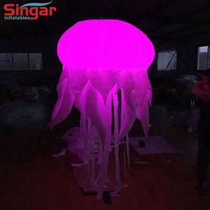 Bar colorido colgante decoración de techo inflable artístico medusas globo iluminación nocturna medusas con Led para decoración de fiesta - Product Image 6