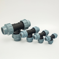 Raccords de compression PP à connexion rapide PN16 DN32 DN63 pour l'irrigation et l'alimentation en eau – Qualité supérieure, directement de l'usine