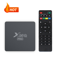 Caja de TV Inteligente Android 10.0 Allwinner H313 X96Q Pro Quad Core 4K Económica y Personalizable con WiFi de 2.4GHz