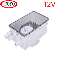 Kit de vidange d'eau de douche, accessoires pour bateaux, entrée multiport 600 GPH, 12V