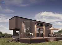 Maison Modulaire Préfabriquée de Luxe Moderne en Panneaux Sandwich, Petite Maison Extérieure, Installation Facile, Unité d'Hébergement Modulaire Type Granny Flat
