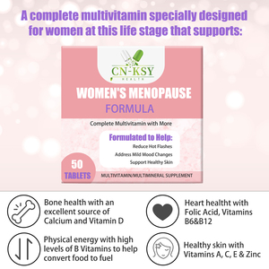 Menopause-Tabletten für Frauen Multivitamin-Formel Unterstützt die Knochengesundheit Ganzheitliche Frauengesundheit für Tägliches Wohlbefinden Stimmungsausgleich - Product Image 3
