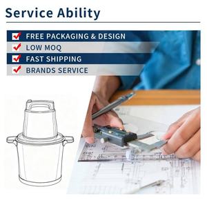 Hachoir à viande en acier inoxydable de 20 L avec verrouillage pour restaurants, traiteurs, boucheries, pétrissage de la pâte à poulet et fabrication de saucisses - Product Image 6