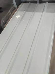 صفائح زنك مموجة من الفولاذ المجلفن ، صفائح التسقيف بالزنك Ppgi ، معدن مموج مطلي بالألوان - Product Image 4