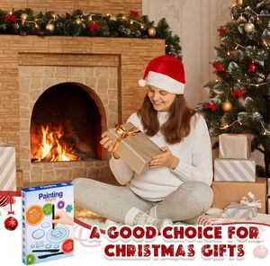 مجموعة أدوات رسم هندسية حلزونية الشكل، مسطرة دائرية، طقم رسم من مادة ABS، 8 قطع في علبة، أدوات فنية للرسم والتخطيط - Product Image 6