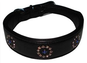 ปลอกคอสุนัขหนังแท้หรูหรานวัตกรรมใหม่ดีไซน์ทันสมัยประดับหมุดโลหะพลอยเทียมแข็งนุ่มบุนวมส่วนบุคคลใหม่สดใหม่ - Product Image 3