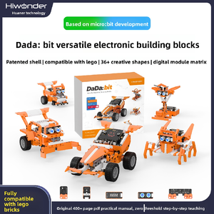 Kit de Inicio Hiwonder con Microbit V2, Bloque de Construcción Electrónico Programable Gráficamente, Robot de Ensamblaje Inteligente - Product Image 2