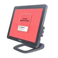 Usine en gros 15 pouces Android POS Terminal tout-en-un moniteur de caisse enregistreuse de bureau pour caissier Machine