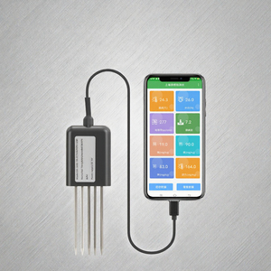 IMHOO penguji <span class=keywords><strong>Sensor</strong></span> tanah tipe-c 7 in 1, penguji <span class=keywords><strong>Sensor</strong></span> tanah tipe-c-40A °C hingga + 60A °C temperatur & 100% RH Moisture EC/NPK deteksi <span class=keywords><strong>pH</strong></span> tanah - Product Image 3