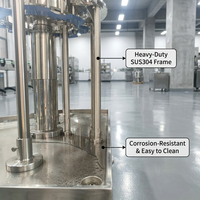 Machine de rinçage, de remplissage et de bouchage automatique haute performance pour bouteilles en PET et en verre d'eau potable minérale pure