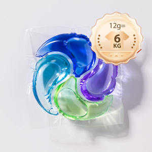 GreenLem – Capsules de lessive écologiques jetables 4-en-1 au gel, parfum floral/fruité/naturel, pour le lavage des vêtements - Product Image 1